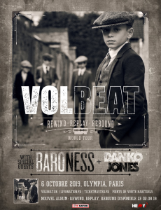 Volbeat @ L'Olympia - Paris, France [06/10/2019]