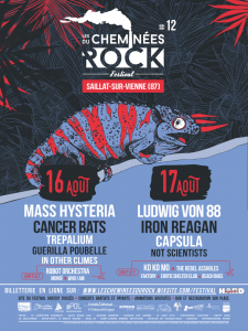 Festival Les Cheminée du Rock @ Salle des Fêtes - Saillat-sur-Vienne, France [16/08/2019]