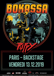 Bokassa @ Backstage By The Mill - Paris, France [13/12/2019]