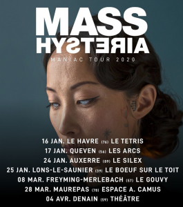Mass Hysteria @ Le Silex - Auxerre, France [24/01/2020]