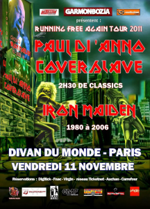 Paul Di'Anno @ Le Divan du Monde - Paris, France [11/11/2011]
