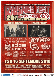 Raismes Fest 20 @ Raismes, France [15/09/2018]