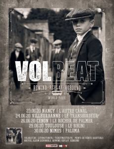 Volbeat @ Paloma - Nîmes, France [30/06/2020]