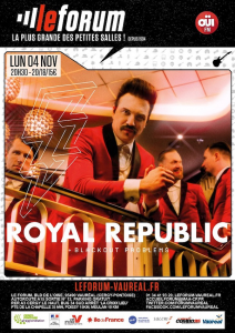 Royal Republic @ Le Forum - Vauréal, France [04/11/2019]