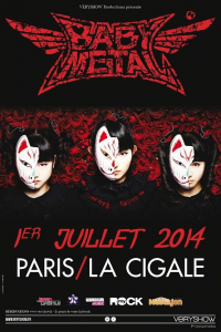 Babymetal @ La Cigale - Paris, France [01/07/2014]