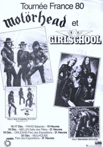 Girlschool @ Salle des Fêtes - Melun, France [18/12/1980]
