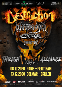 Destruction @ Le Grillen - Colmar, France [13/12/2020]