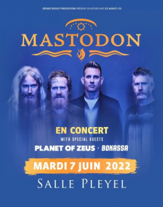 Mastodon @ Salle Pleyel - Paris, France [07/06/2022]