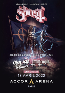 Ghost @ Accor Arena (ex-AccorHotels Arena, ex-Palais Omnisports Paris Bercy) - Paris, France [18/04/2022]