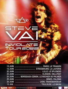 Steve Vai @ Le Trianon - Paris, France [13/06/2022]