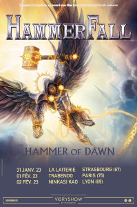 Hammerfall @ Le Ninkasi Gerland Kao - Lyon, France [02/02/2023]