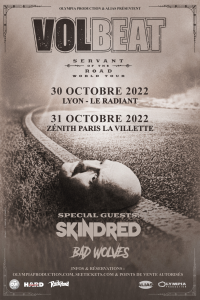 Volbeat @ Le Radiant - Lyon, France [30/10/2022]