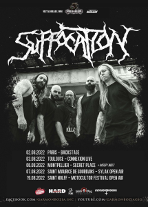 Suffocation @ Backstage By The Mill - Paris, France [02/08/2022]