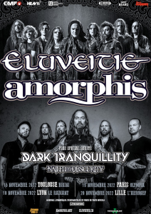 Amorphis & Eluveitie @ Le Radiant - Lyon, France [18/11/2022]