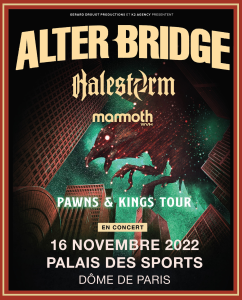 Alter Bridge @ Dôme de Paris - Palais des Sports - Paris, France [16/11/2022]