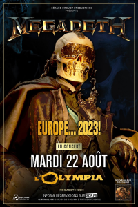Megadeth @ L'Olympia - Paris, France [22/08/2023]