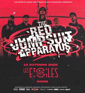 The Red Jumpsuit Apparatus @ Les Etoiles - Paris, France [12/10/2023]