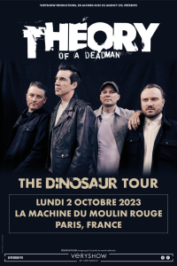 Theory Of A Deadman @ La Machine du Moulin-Rouge - Paris, France [02/10/2023]