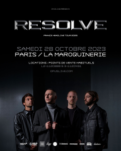 Resolve @ La Maroquinerie - Paris, France [28/10/2023]