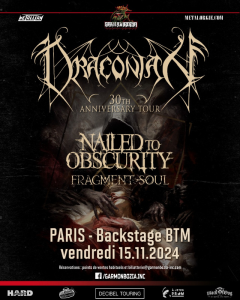 Draconian @ Backstage By The Mill - Paris, France [15/11/2024]