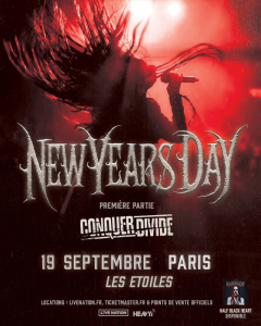New Years Day @ Les Etoiles - Paris, France [19/09/2024]