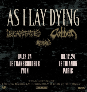 As I Lay Dying @ Le Trianon - Paris, France [08/12/2024]