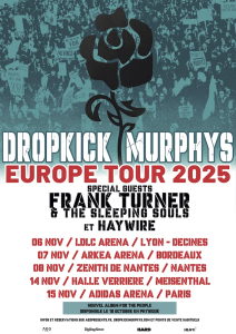 Dropkick Murphys @ Adidas Arena - Paris, France [15/11/2025]