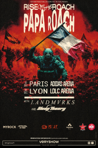 Papa Roach @ Adidas Arena - Paris, France [01/12/2026]