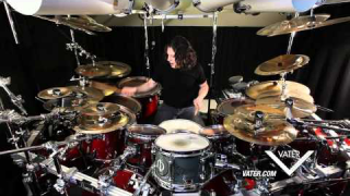 Mike Mangini (Dream Theater) : "Vater Slick Nut Demo" [Vater Drumsticks] 