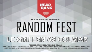 RANDOM FEST 2016 2 jours à Colmar pour bien commencer l'année