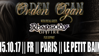 ORDEN OGAN & RHAPSODY OF FIRE • Concert à Paris en octobre