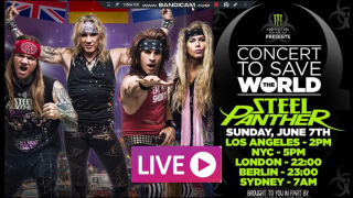 STEEL PANTHER • Concert To Save The World (Live-Stream Report)