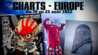  TOP ALBUMS EUROPÉEN Les meilleures ventes en France, Allemagne, Belgique et Royaume-Uni du 19 au 25 août 2022