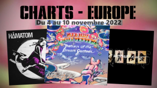  TOP ALBUMS EUROPÉEN Les meilleures ventes en France, Allemagne, Belgique et Royaume-Uni du 4 au 10 novembre 2022