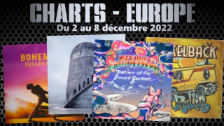  TOP ALBUMS EUROPÉEN Les meilleures ventes en France, Allemagne, Belgique et Royaume-Uni du 2 au 8 décembre 2022
