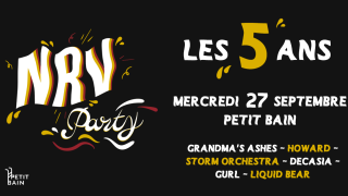 NRV PARTY Invitations pour son 5e anniversaire à Paris, Petit Bain