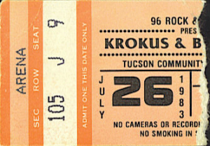 Blackfoot @ Community Center Arena - Tucson, Arizona, Etats-Unis [26/07/1983]
