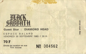 Black Sabbath @ Espace Balard - Paris, France [30/09/1983]