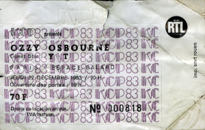 Ozzy Osbourne @ Espace Balard - Paris, France [22/12/1983]