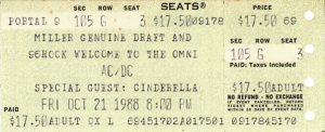 AC/DC @ The Omni - Atlanta, Georgie, Etats-Unis [21/10/1988]