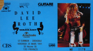 David Lee Roth @ Le Summum - Grenoble, France [29/03/1991]
