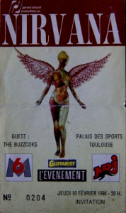 Nirvana @ Palais des Sports - Toulouse, France [10/02/1994]