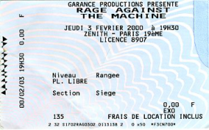 Rage Against The Machine @ Le Zénith - Paris, France [03/02/2000]