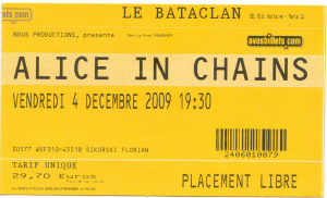 Alice In Chains @ Le Bataclan - Paris, France [04/12/2009]