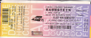 Rammstein @ Accor Arena (ex-AccorHotels Arena, ex-Palais Omnisports Paris Bercy) - Paris, France [08/12/2009]