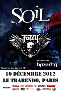 Soil @ Le Trabendo - Paris, France [10/12/2012]
