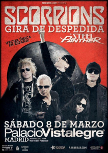 Scorpions @ Palacio de Vistalegre - Madrid, Espagne [08/03/2014]