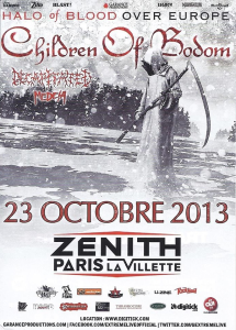 Children of Bodom @ Le Zénith Paris-La Villette - Paris, France [23/10/2013]