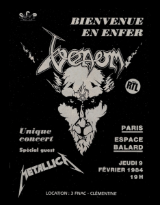 Venom @ Espace Balard - Paris, France [09/02/1984]