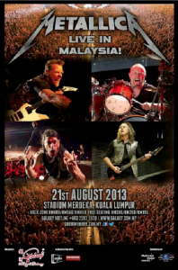 Metallica @ Stadium Merdeka - Kuala Lumpur, Malaisie [21/08/2013]